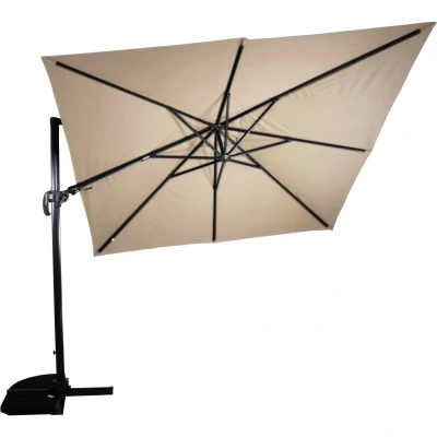 Afbeelding van VirgoFlex zweefparasol ecru 3x3 m