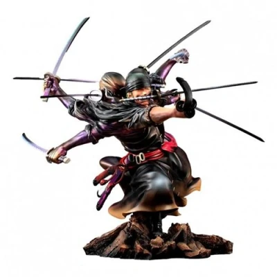 Image de Figurine Megahouse Portrait.Of.Pirates ONE PIECE WA MAXIMUM: Roronoa Zoro Demon Aura Nine Sword Style Asura