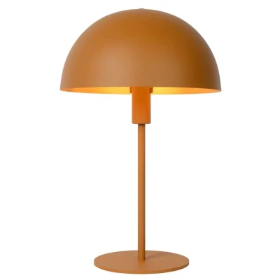 Image de Lucide Siemon Lampe De Table Ø 25 Cm 1xe14 Jaune Ocre