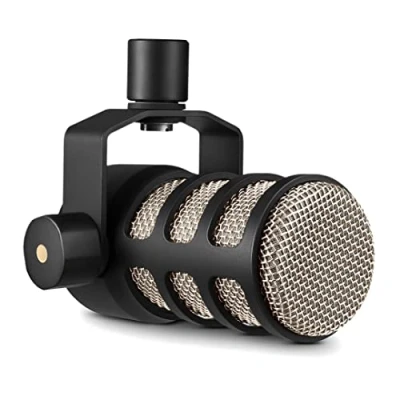 Image de Microphone Rode PodMic pour le podcast Noir