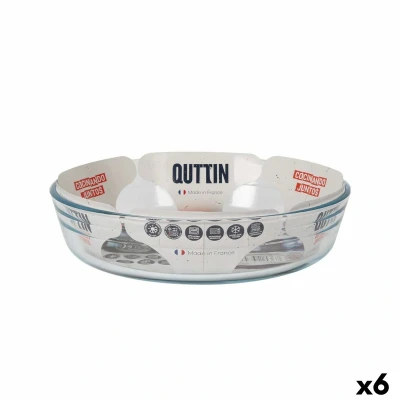 Afbeelding van Ovenschaal Quttin Glas 1,7 L ø 23 x 5,3 cm (6 Stuks)