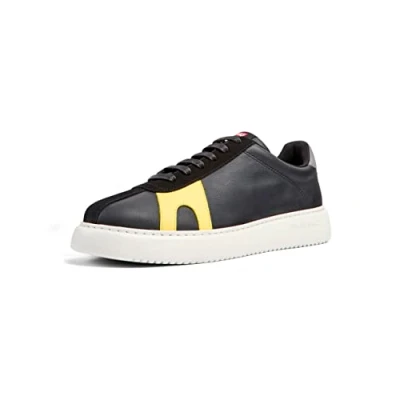 Afbeelding van Camper Runner K21 Sneakers laag, Heren, Maat: 44, Schwarz Leer en textiel