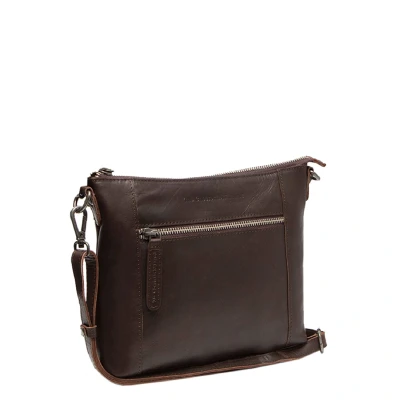 Afbeelding van The Chesterfield Brand Faro Schoudertas brown Damestas