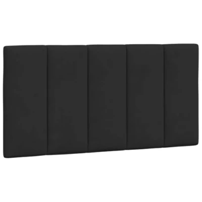 Image de vidaXL Coussin de tête lit noir 100 cm velours