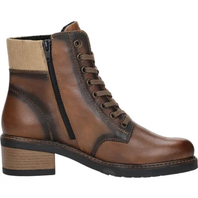 Afbeelding van Remonte Veterschoenen Hak Cognac Maat 45