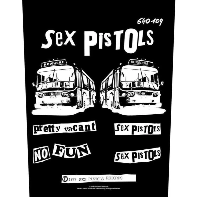 Afbeelding van Sex Pistols Pretty Vacant Rugpatch Zwart