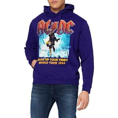Afbeelding van AC/DC Blow Up Your Video Hoodie/trui XL Blauw