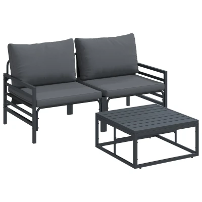 Afbeelding van vidaXL Ensemble de meubles jardin pour votre ou terrasse, idéal la le balcon pelouse, parfait se détendre avec vos amis famille.