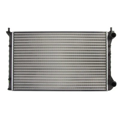 Afbeelding van THERMOTEC D7F021TT Radiateur Aluminium, Kunststof voor voertuigen zonder airco 642 415 30 Handgeschakeld Koelribben mechanisch gelast