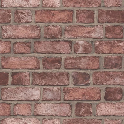 Afbeelding van Homestyle Behang Brick Wall rood