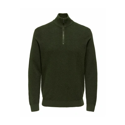 Afbeelding van Only &amp; Sons Onsmace Trui, Heren, Maat: Large, Olive night