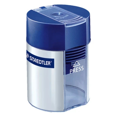 Image de Staedtler taille crayon boite, rond, argenté, 511 001