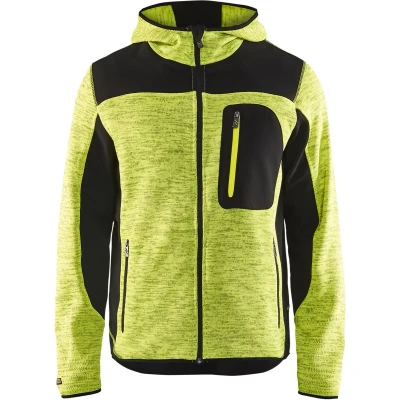 Afbeelding van Blaklader Gebreide vest Softshell geel maat XXL