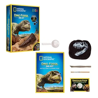 Image de Jeu scientifique National Geographic Kit de fouille Fossiles dinosaures