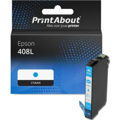 Afbeelding van Huismerk Epson 408L (C13T09K24010) Inktcartridge Cyaan Hoge capaciteit