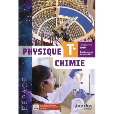 Image de ESPACE Physique Chimie spécialité Tle 2020 Manuel de l&#039;élève