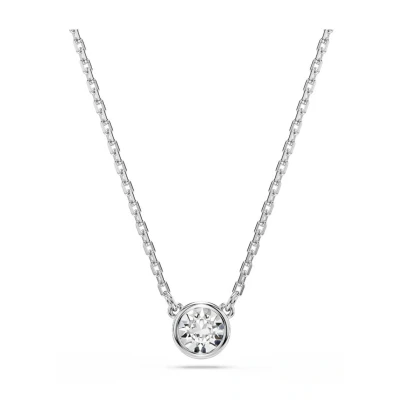 Afbeelding van Swarovski dames Imber ketting met kristal in de kleur Zilver