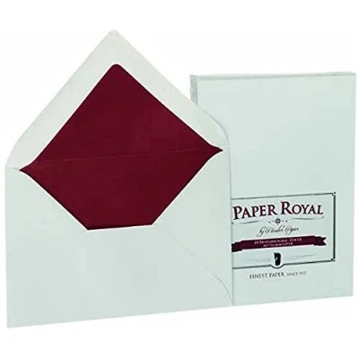 Afbeelding van Rössler Paper Royal 2031831170 enveloppen C6, 20 stuks, ijsgrijs