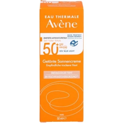 Image de Avene SPF50+ Crème teintée Soin protection soleil 50ml