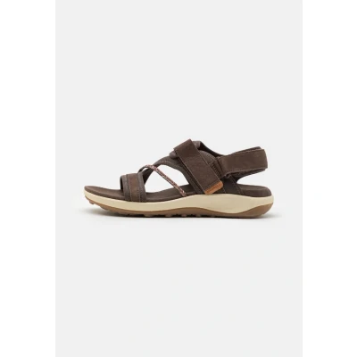 Afbeelding van Merrell Terran 4 Backstrap Outdoorsandalen, Dames, Maat: 39, Bracken Leer en textiel