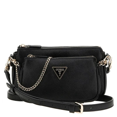 Afbeelding van Guess Noelle Pouch Crossbody Handtas, Dames, Maat: One Size, Black