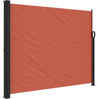Afbeelding van Windscherm uittrekbaar 160x600 cm terracotta