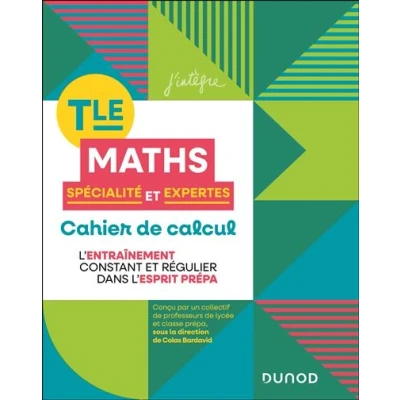Image de Cahier de calcul en maths Terminale