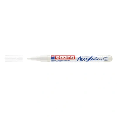 Image de Edding 5300 marqueur acrylique (1 2 mm ogive) blanc trafic