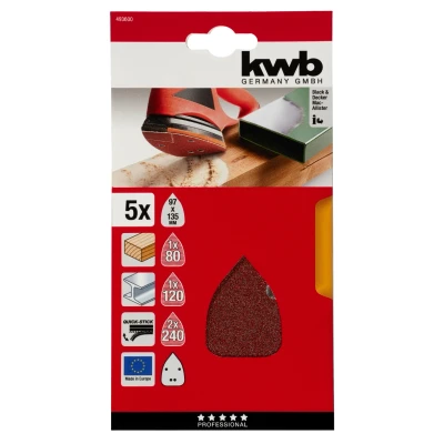 Afbeelding van KWB schuurschijf mouse assorti 4936 00 5 delig