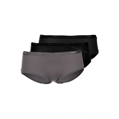 Afbeelding van Dim Boxershorts voor dames, katoen, kleuren en motieven, 3 stuks, Zwart Logo Pack, XL