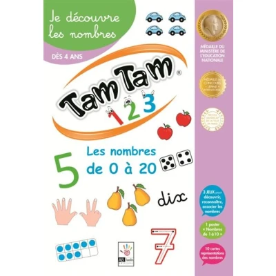Afbeelding van tam 1 2 3 je decouvre les nombres