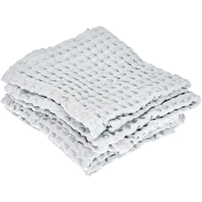 Afbeelding van Gastendoek (set/2) CARO 30x30 cm Micro Chip (lichtgrijs)