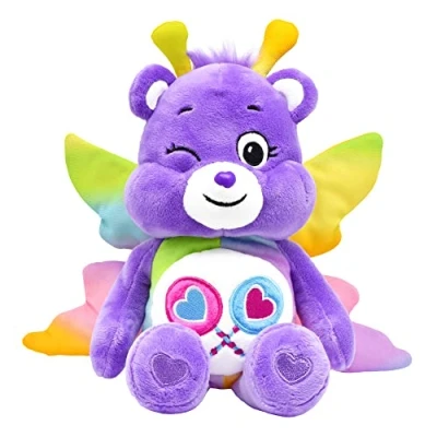 Afbeelding van CARE BEARS 22CM BEAN PLUSH BUTTERFLY SHARE BEAR.