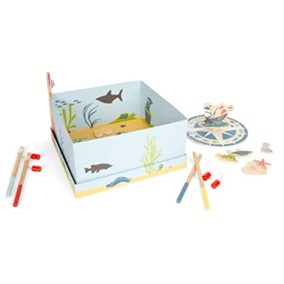 Afbeelding van Small Foot Houten Vishengelspel 4 Spelers