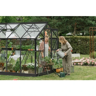Afbeelding van Tuinkas Mary IV 212x430 cm Zwart Full Options