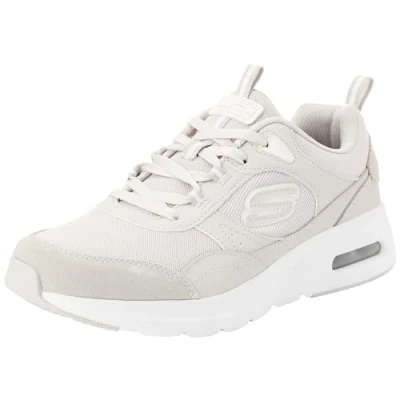 Afbeelding van Skechers Skech air Court Homegrown Sneakers voor heren, Natuurlijk suède mesh Duraleather Trim
