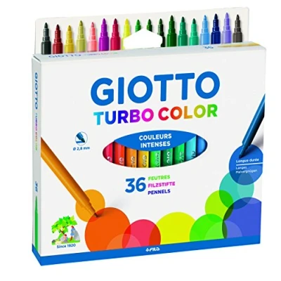 Image de Etui de 36 feutres coloriage Turbo color GIOTTO