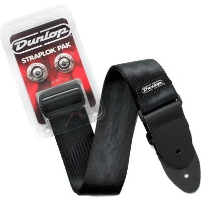 Image de Accessoires Guitares Dunlop Slst001 Pack Sangle Et Straplock Sangles Courroies