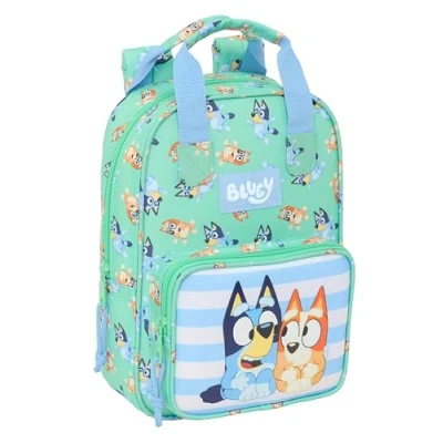 Afbeelding van Schoolrugzak Bluey Sisters Groen 20 x 28 8 cm
