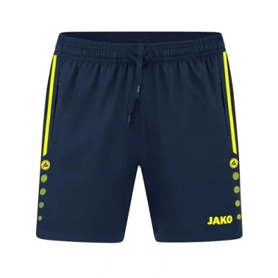 Afbeelding van JAKO Short Allround Marine/fluogeel