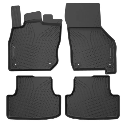 Afbeelding van WALSER 100089 Vloermatset TPE (thermoplastische elastomeer) zwart VOLKSWAGEN: Golf VIII Hatchback
