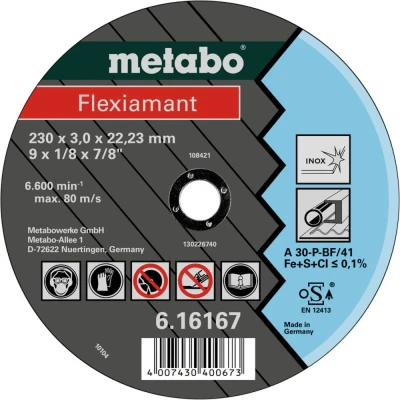 Afbeelding van Metabo 616738000 Doorslijpschijf recht 25 stuk(s)
