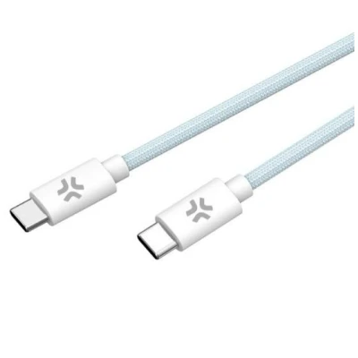Afbeelding van USB C kabel Celly USBCUSBCCOTTLB Blauw 1,5 m