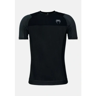 Afbeelding van Venum FIT AIR Short Sleeve Rashguard Sport Tshirt, Heren, Maat: Large, Black
