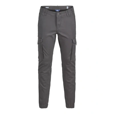 Afbeelding van Jack &amp; Jones Junior Jjipaul Jjflake Cargobroek voor kinderen, Maat: 146, Asphalt