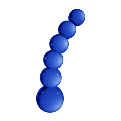 Afbeelding van Shots Chrystalino Planets Glazen Dildo blue