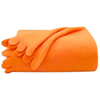 Afbeelding van ZOLLNER Knuffeldeken, 130 x 170 cm, fleece, microvezel, oranje
