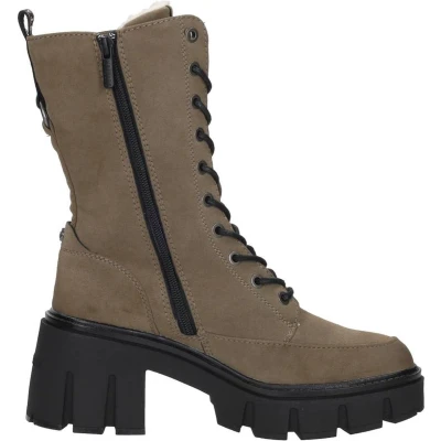 Afbeelding van Mustang Veterschoenen Hoog Taupe Maat 37