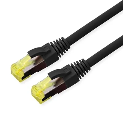 Afbeelding van Roline 21.15.0751 RJ45 Netwerkkabel, patchkabel CAT 6A S/FTP 1.00 m Zwart Afgeschermd (dubbel), Halogeenvrij, Vlambestendig 1 stuk(s)