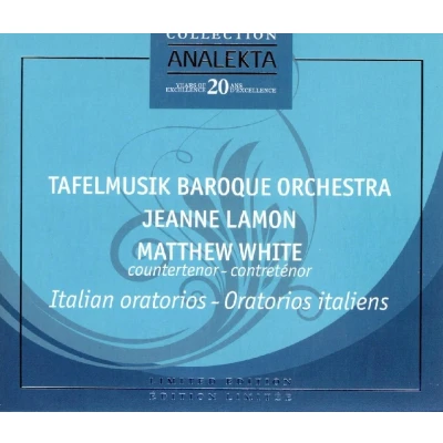 Afbeelding van Matthew White, Tafelmusik Baroque Orchestra, Jeanne Lamon Italian Oratorios (CD)